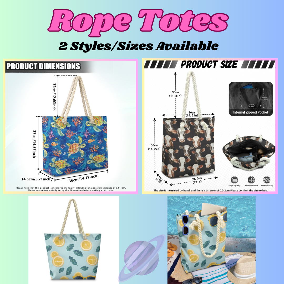 SUMMER FRIENDS-ROPE TOTE PREORDER CLOSING 5/6
