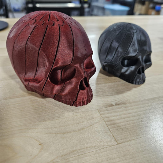 COLORFUL FIDGET SKULL- 3D PRINTED
