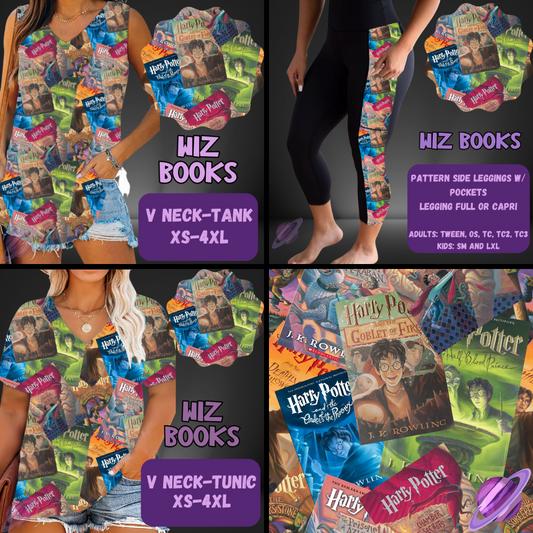 WIZ BOOKS-PATTERN PANEL OUTFIT RUN-SOFT CLOSE 7/10 HARD CLOSE 7/12