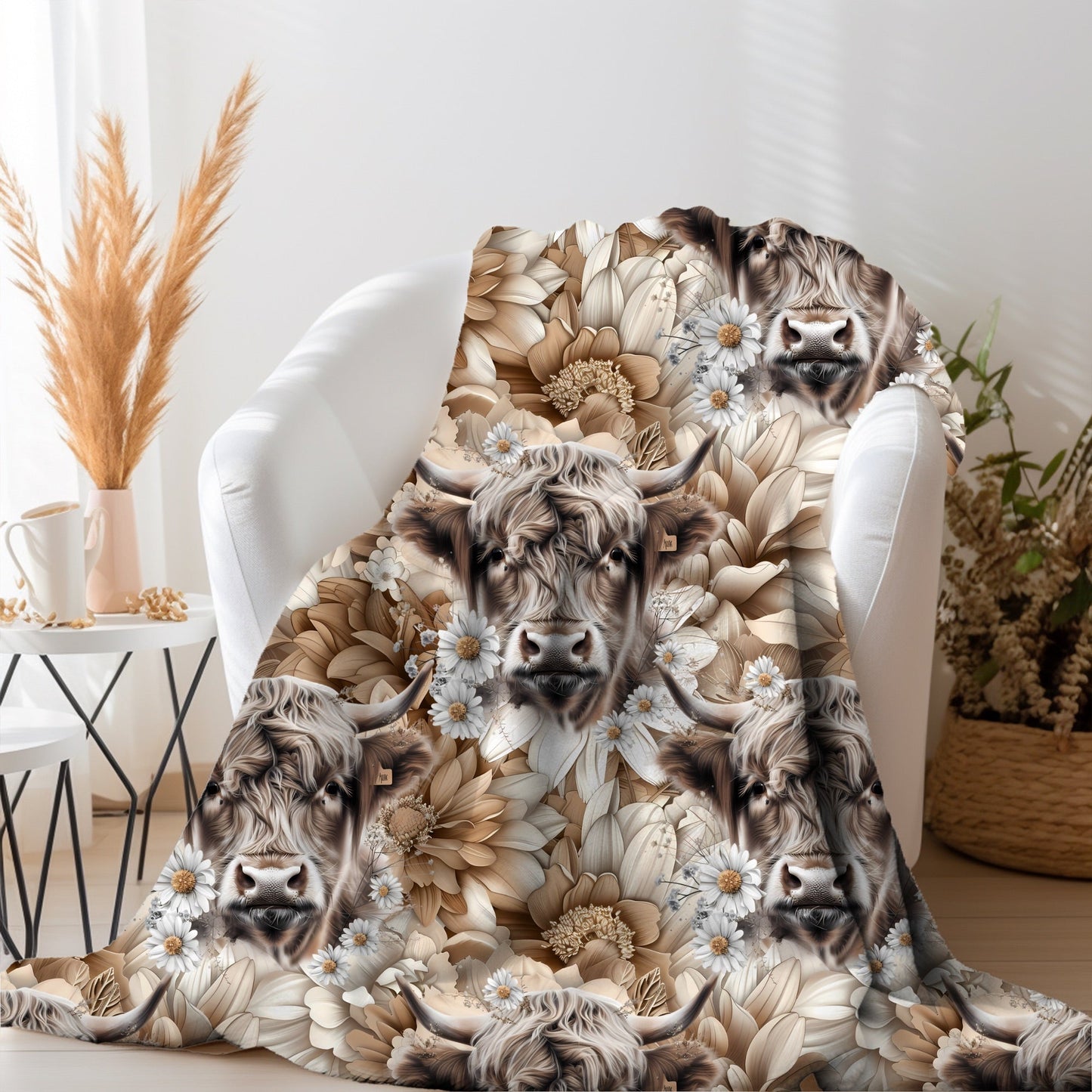 Fall Cow 50x60 Blanket | Run Ends 6/30 | ETA 42 days