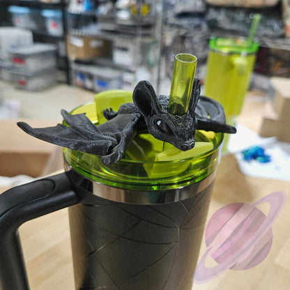 BAT-3D PRINTED STRAW BUDDY