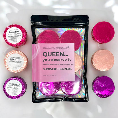Queen... You Deserve It Shower Steamers 6 Pack - Made in USA
