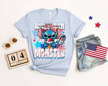 LITTLE AMERICAN MONSTER TEE