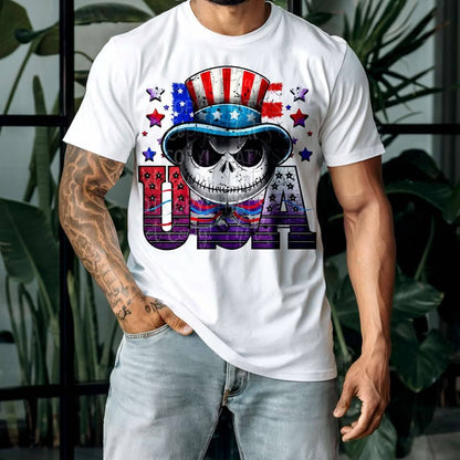USA SKELETON TEE