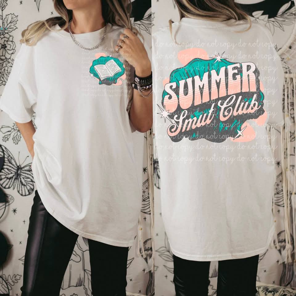 SUMMER SMUT CLUB- DOUBLE SIDED TEE