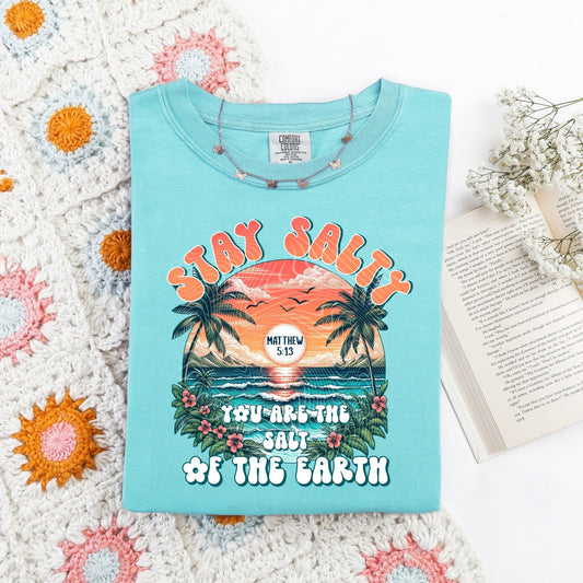 STAY SALTY EARTH TEE