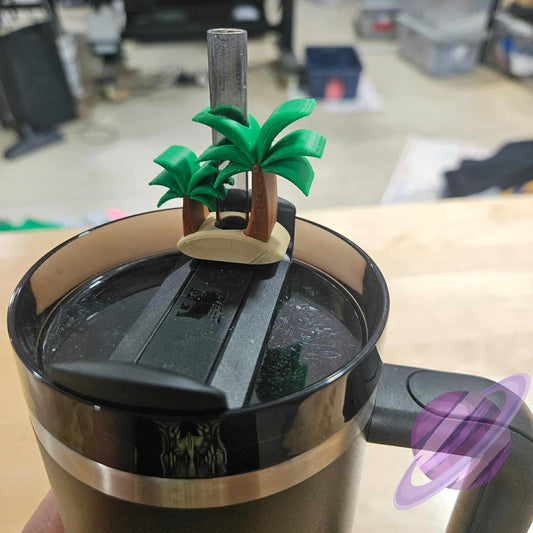 PALM TREES-3D PRINTED STRAW BUDDY