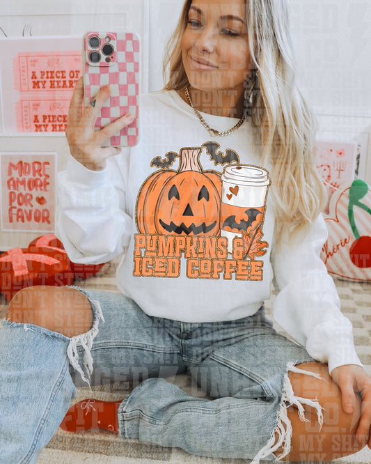 PUMPKINS ICED COFFEE SWEATSHIRT