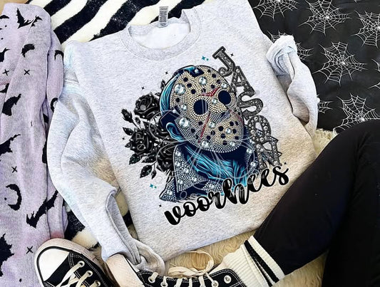 JASON BLING CREWNECK SWEATSHIRT