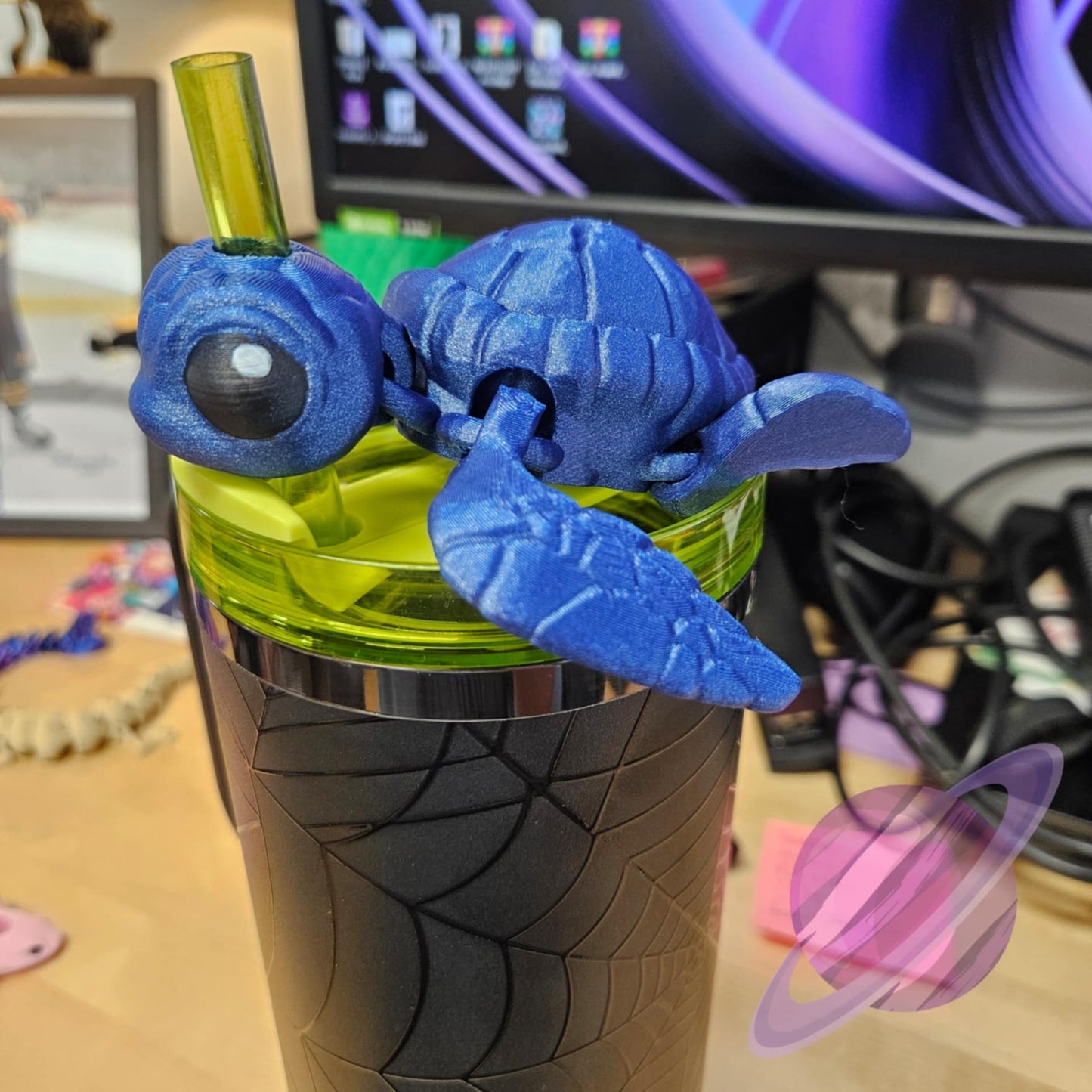 SEA TURTLE-3D PRINTED STRAW BUDDY