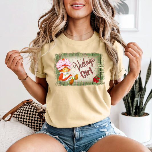 Vintage Girl Tshirt