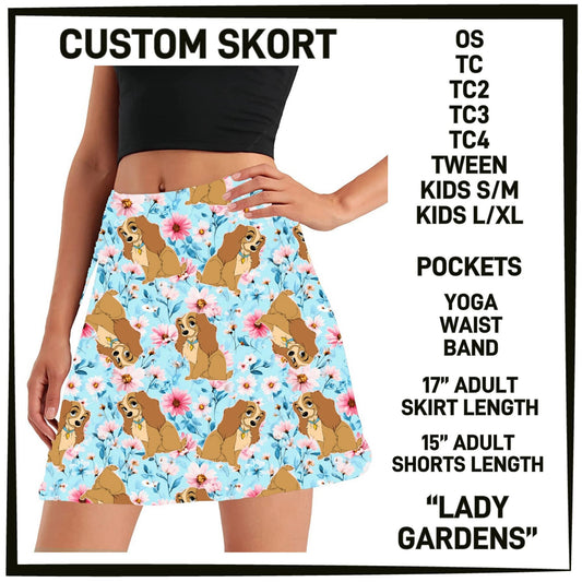 ML2G - Lady Gardens Skort with Pockets - Preorder Closing 2/22 ETA: Late April