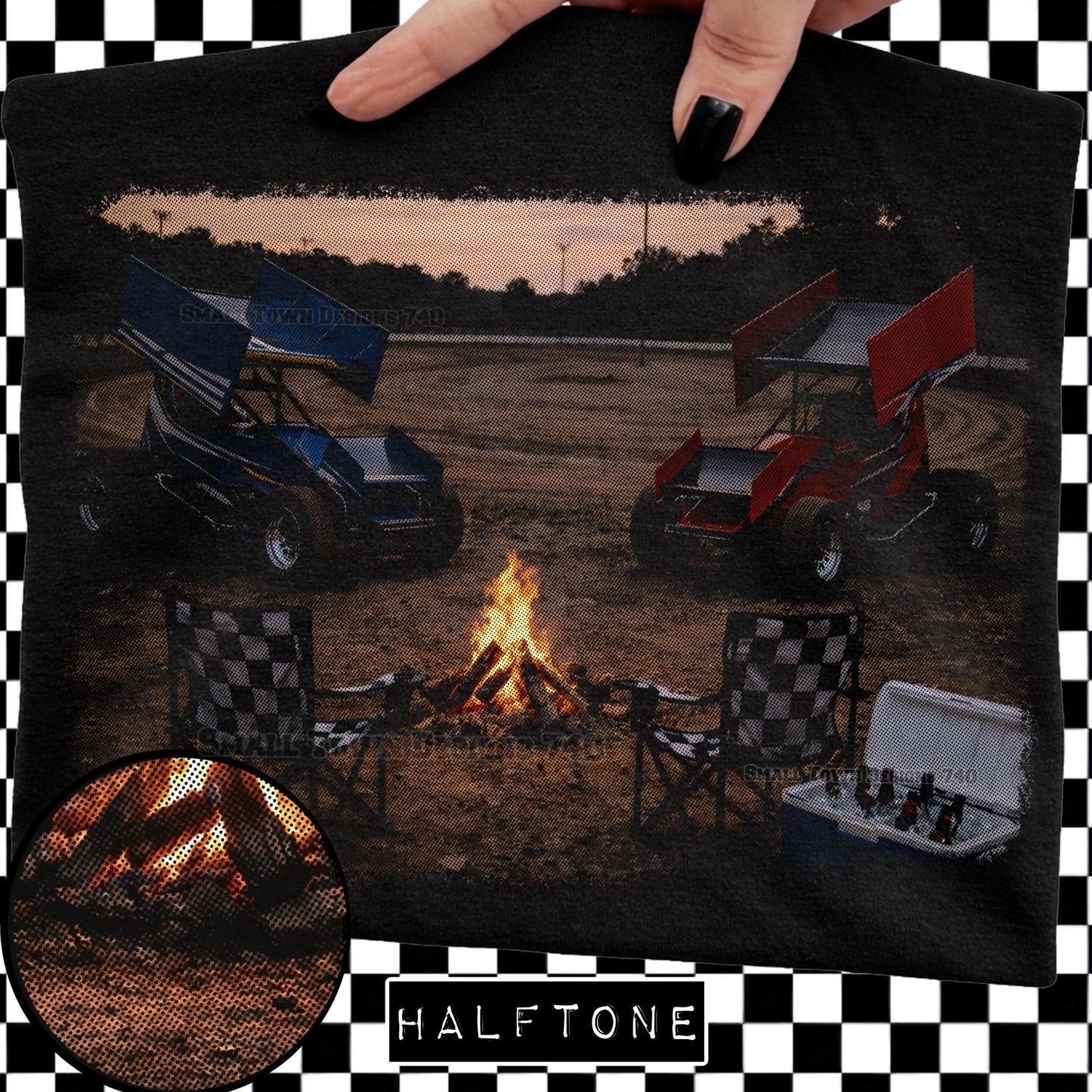 HALF TONE OUTDOORS TEE