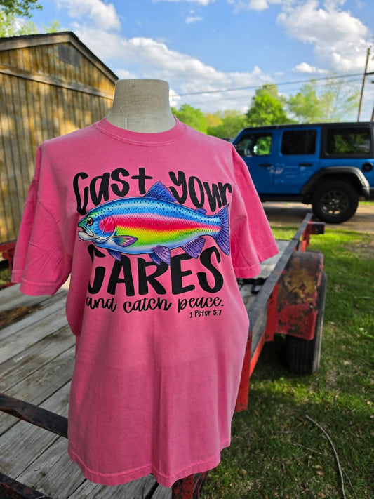 CAST YOUR CARES TEE