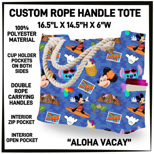 R4PT - Aloha Vacay Rope Handle Tote - Preorder Closing 4/28 ETA: Late June