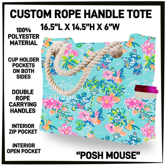 R4PT - Posh Mouse Rope Handle Tote - Preorder Closing 4/28 ETA: Late June