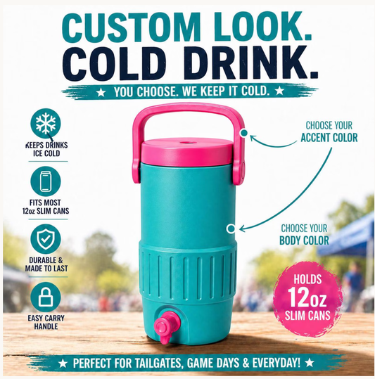 3D PRINTED CUSTOM PENCIL 12 OUNCE SKINNY CAN HOLDER