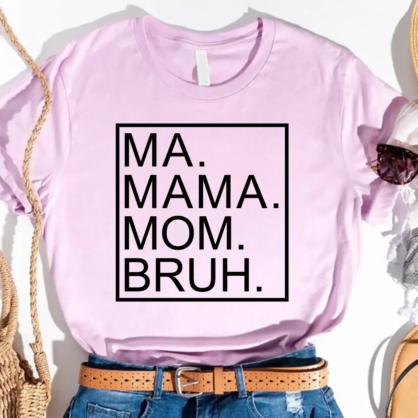 Ma Mama Mom Bruh T-Shirt – Funny Mom Sweatshirt Mother's Day Gift