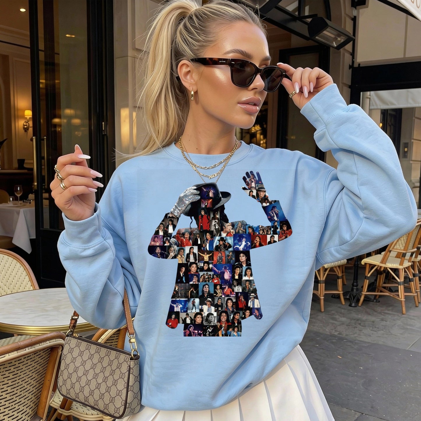 MJ collage Sweatshirt