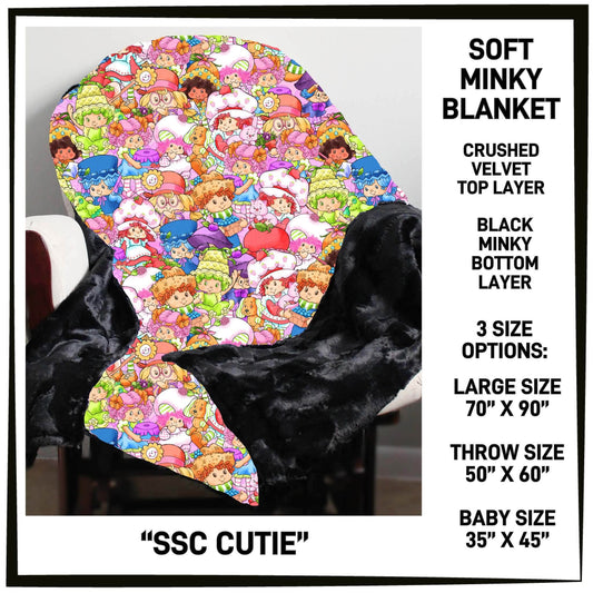 MI8B - SSC Cutie Minky Blanket - Preorder Closing 7/15 ETA: Late Sept
