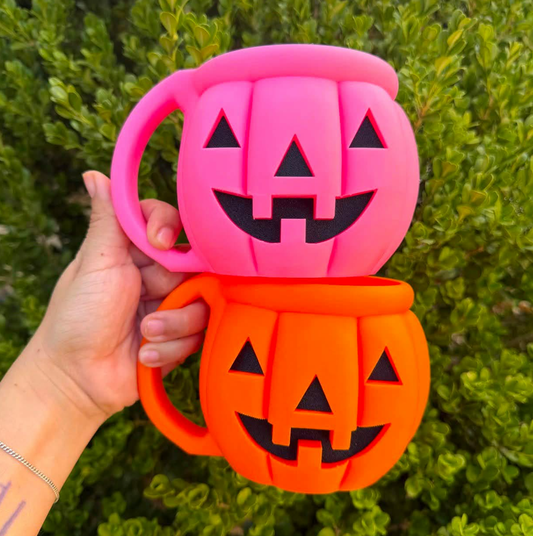 JACK-O-LANTERN ICE CREAM PINT HOLDER- 3D PRINTED
