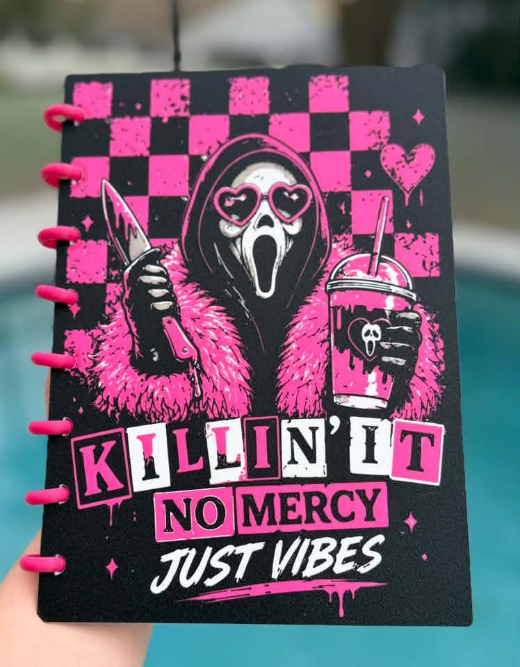 HORROR- 3D PRINTED REFILLABLE NOTEBOOK
