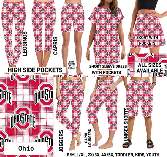 FTBP - Ohio FB Plaid - Preorder Due 9/30 ETA: Mid-Nov
