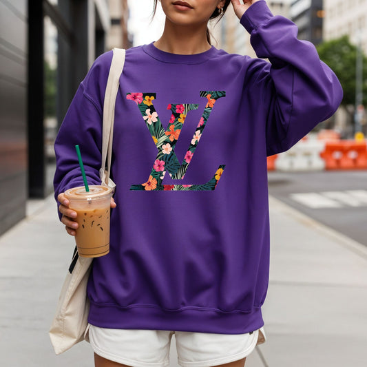 Floral Designer Sweatshirt