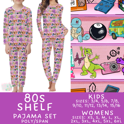 Batch #590 - Magical Family Pajamas - Closes 9/18 - ETA mid Nov - 80s Shelf Women's & Kid's Pajama Set