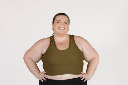 Lyra Pocket Bralette by JadyK: Black / 1X/2X