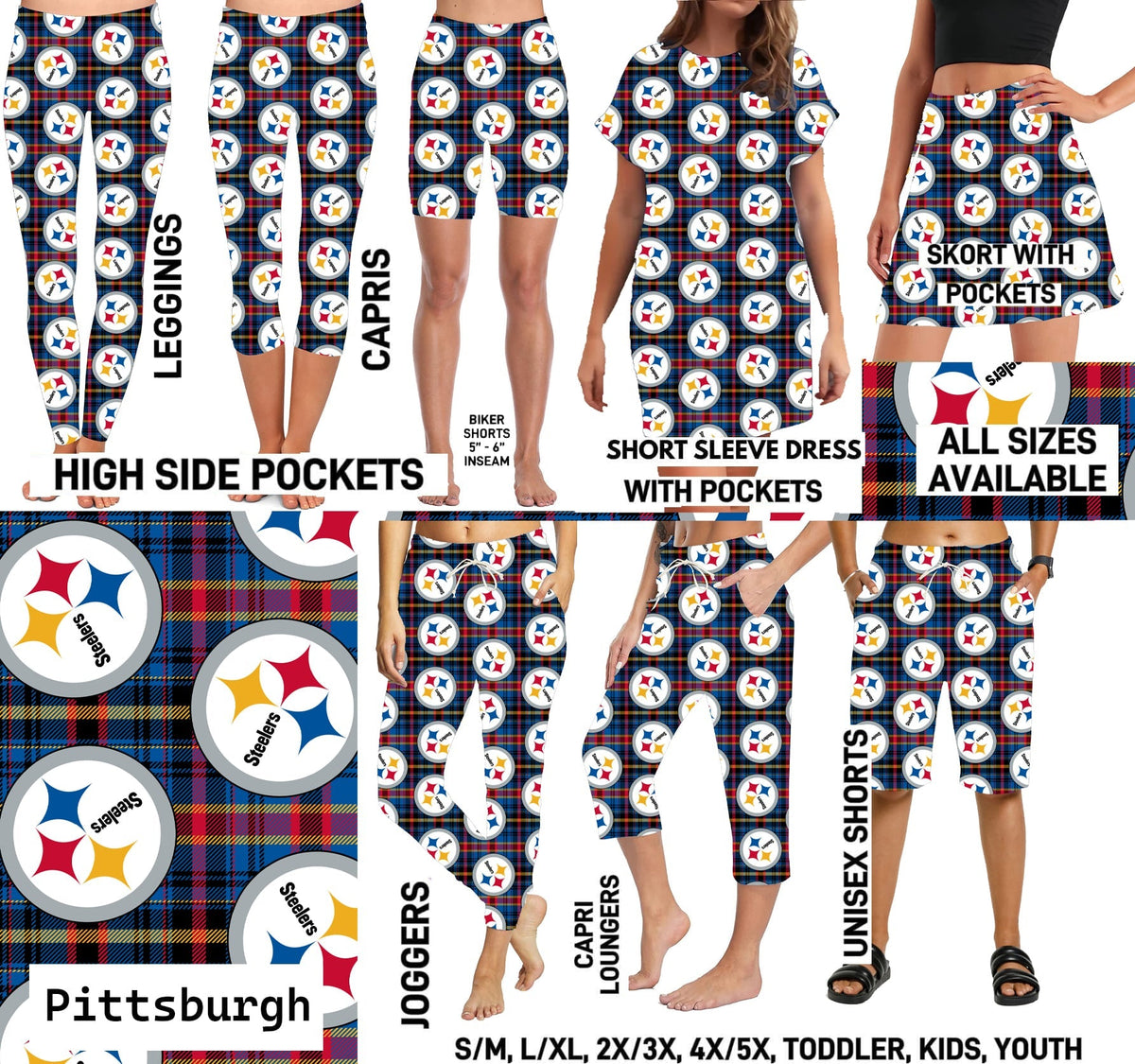 FTBP - Pittsburgh FB Plaid - Preorder Due 9/30 ETA: Mid-Nov
