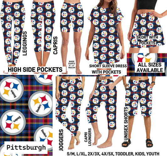FTBP - Pittsburgh FB Plaid - Preorder Due 9/30 ETA: Mid-Nov