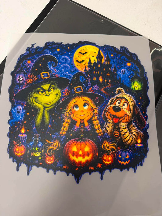 Green Halloween Tshirt