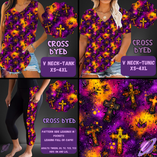 CROSS DYED TANK-PATTERN PANEL OUTFIT RUN-SOFT CLOSE 7/10 HARD CLOSE 7/12