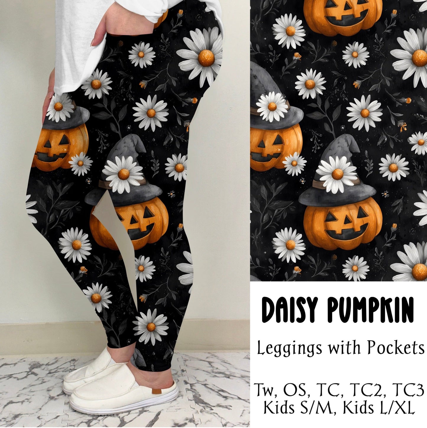 Daisy Pumpkins Leggings/Joggers | Run Ends 7/28| ETA 42 days