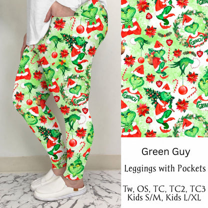 Green Guy Leggings/Joggers | Run Ends 10/9 | ETA 42 days