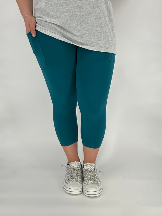 Teal Capri w/ Pockets