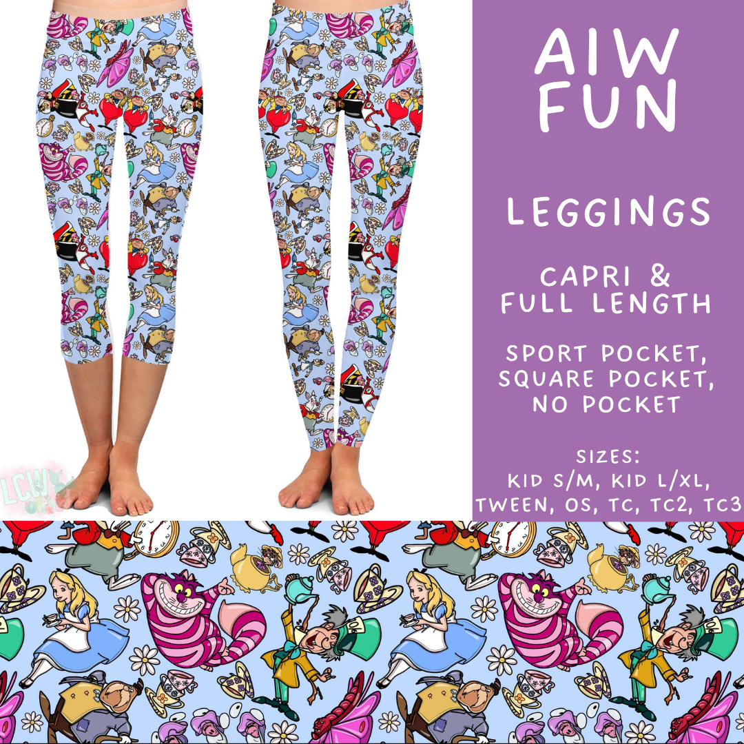 Batch #572 - Magical Faves 23 - Closes 8/19 - ETA mid October - AIW Fun Full and Capri Length Leggings