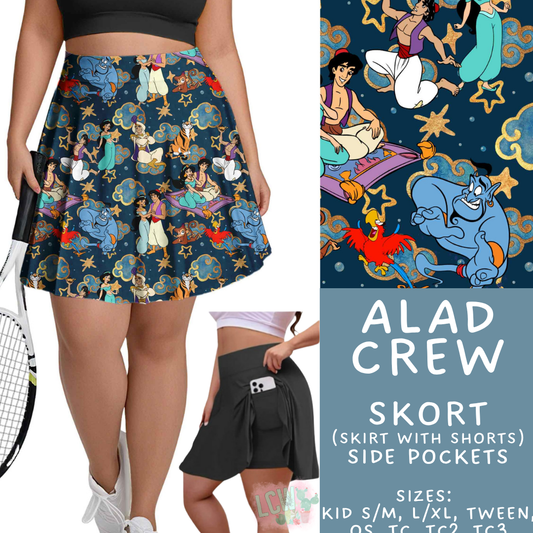 Batch #552 - Magical Faves 22 - Closes 7/6 - ETA early Sept - Alad Crew Skort