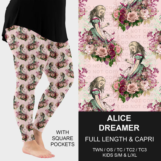 B277 - Preorder Alice Dreamer Leggings w/ Pockets (Closes 3/08. ETA: mid May)