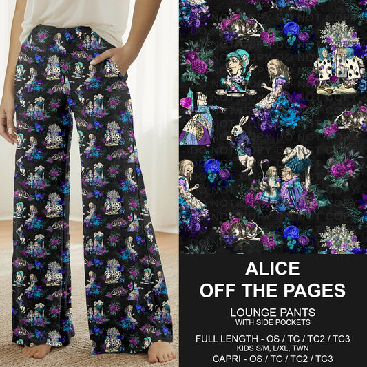 B291 - Preorder Alice Off the Pages Lounge Pants (Closes 5/17. ETA: late July)