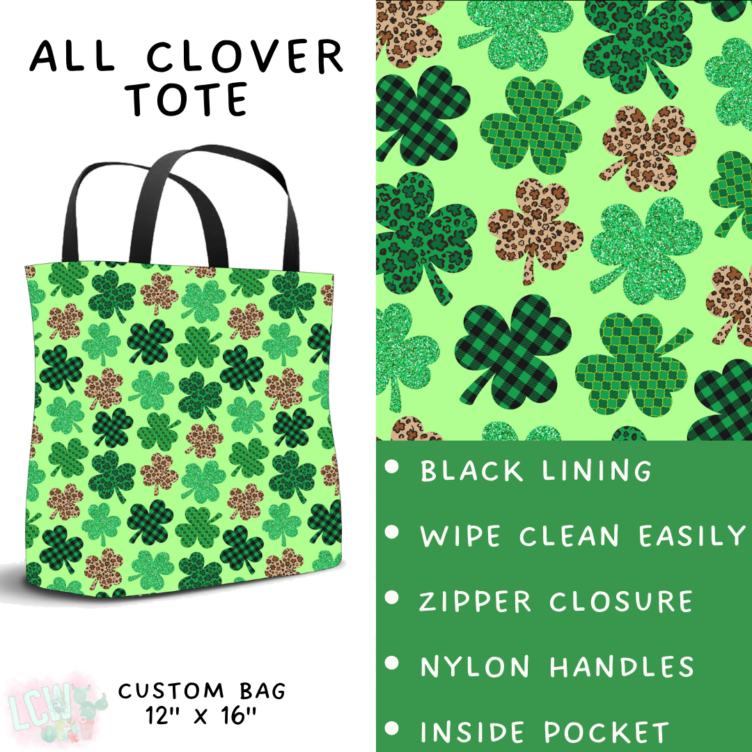 Batch #464 - Lucky Charm Collection - Closes 12/17 - ETA early Feb - All Clover Tote