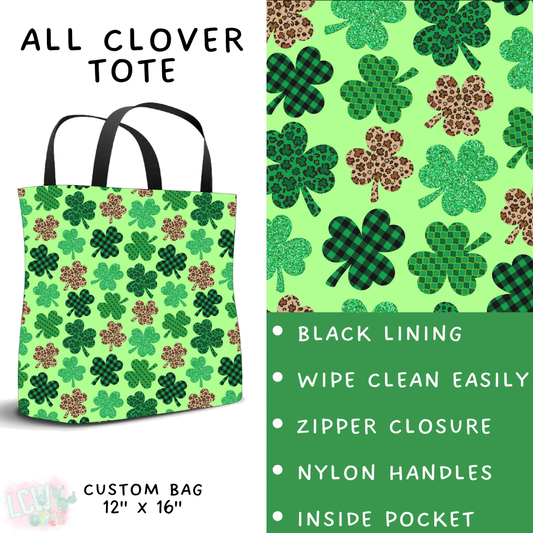 Batch #464 - Lucky Charm Collection - Closes 12/17 - ETA early Feb - All Clover Tote
