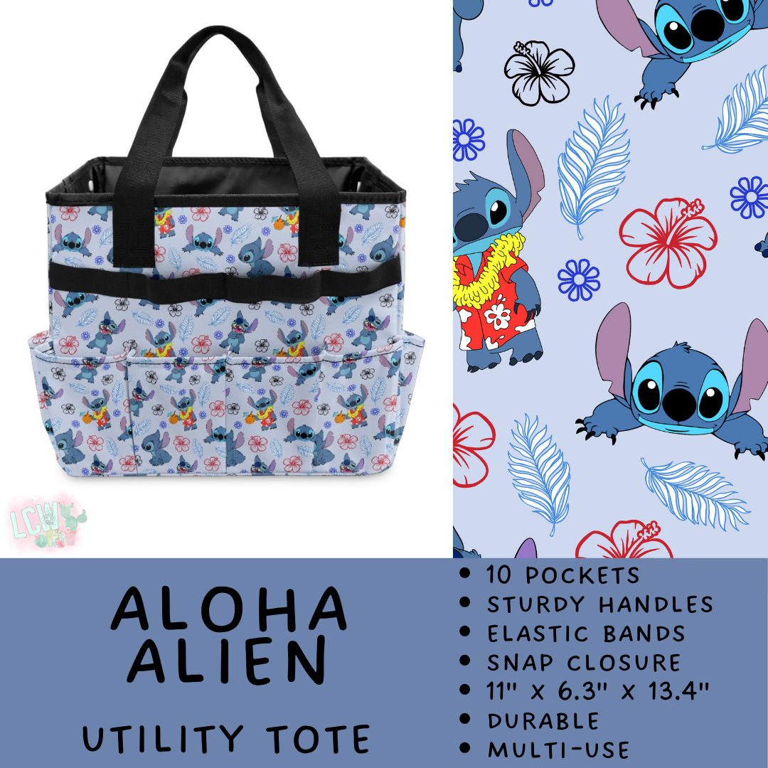 Batch #549 - Utility Tote 2 - Closes 6/29 - ETA late August - Aloha Alien Utility Tote