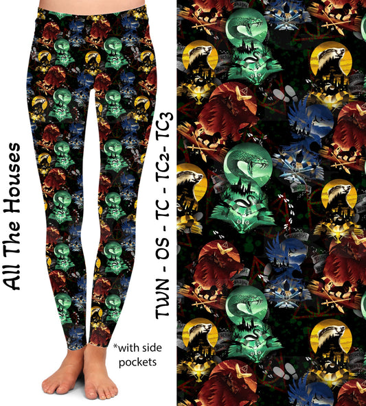 All The Houses - Full Leggings with Pockets