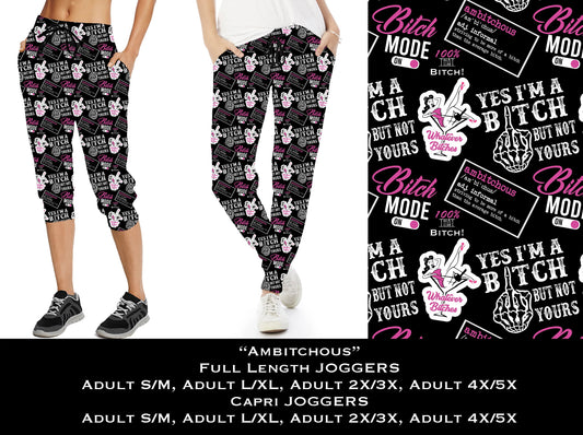 Ambitchous - Capri Joggers