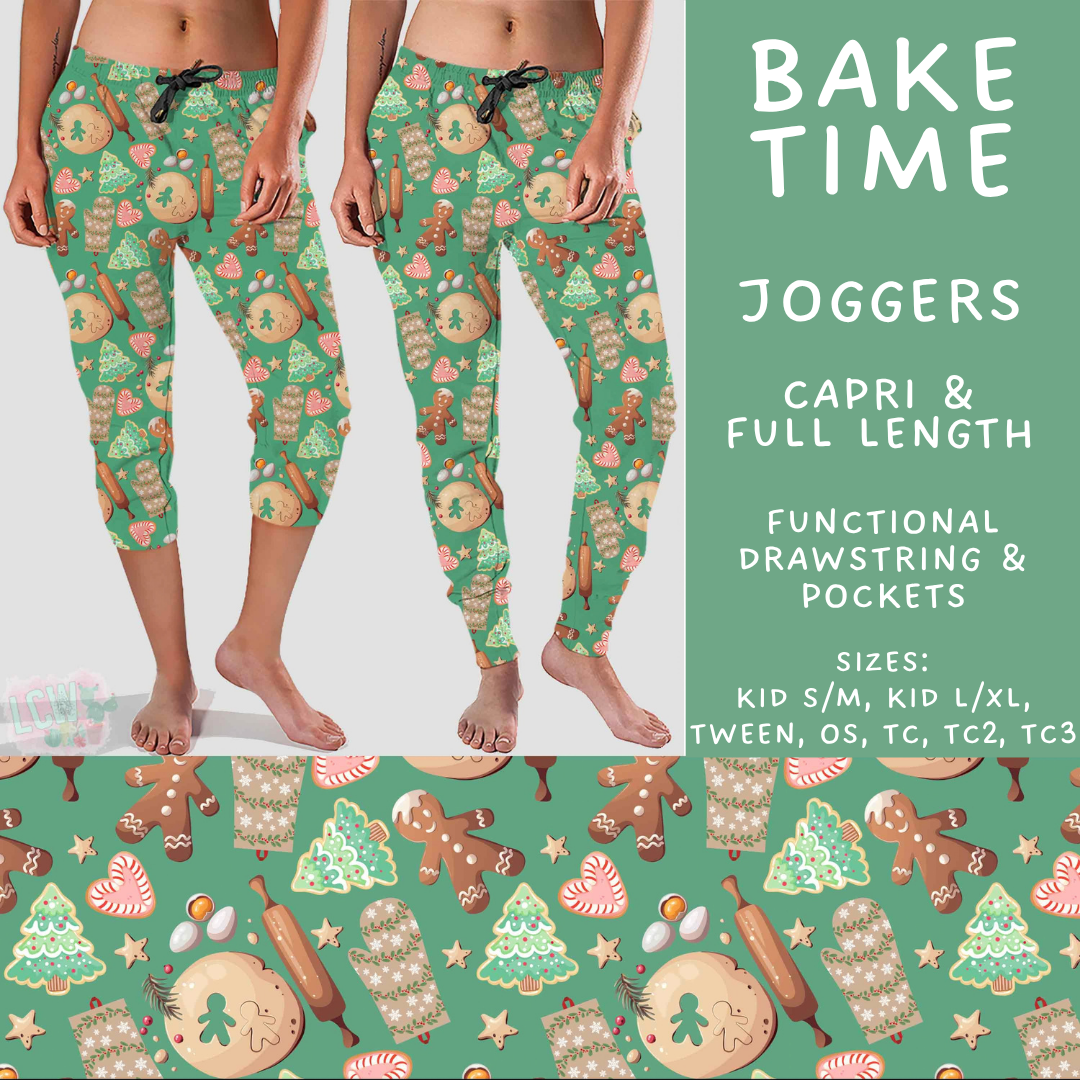 Batch #600 - Jingle all the Way 2 - Closes 10/19 - ETA early/mid Dec - Bake Time Full and Capri Length Joggers
