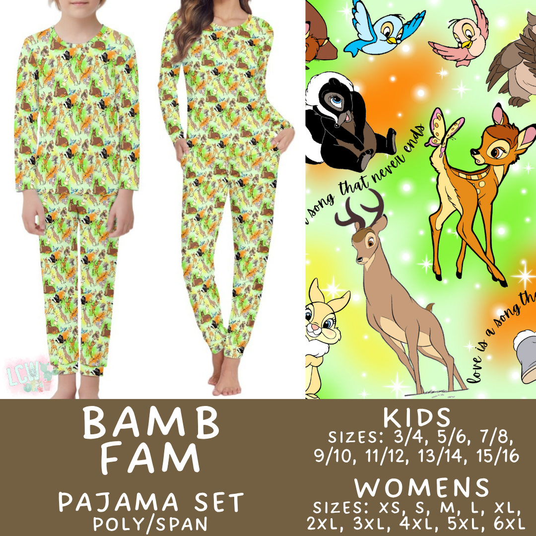 Batch #590 - Magical Family Pajamas - Closes 9/18 - ETA mid Nov - Bamb Fam Women's & Kid's Pajama Set