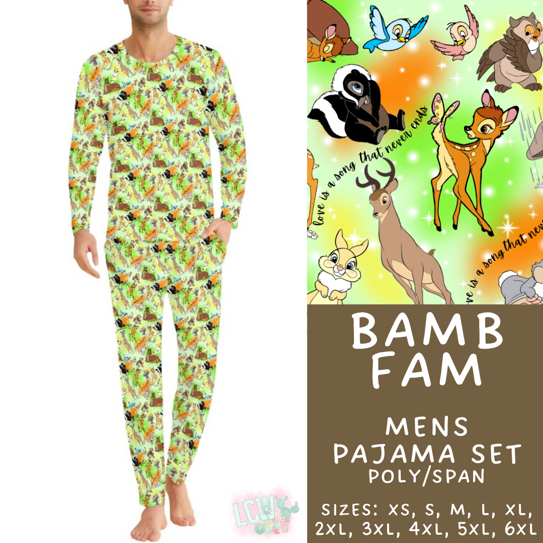 Batch #590 - Magical Family Pajamas - Closes 9/18 - ETA mid Nov - Bamb Fam Men's Pajama Set