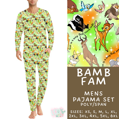 Batch #590 - Magical Family Pajamas - Closes 9/18 - ETA mid Nov - Bamb Fam Men's Pajama Set